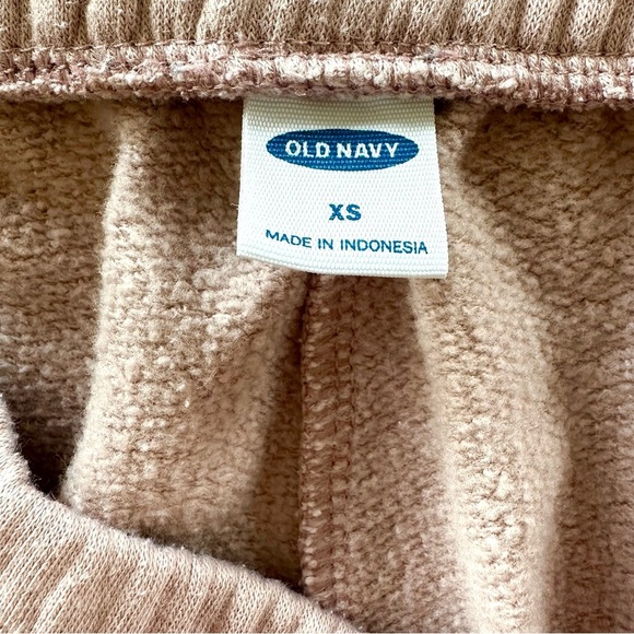 Old Navy Women’s Blush Pink Fleece Joggers | Size XS - Picture 2 of 4